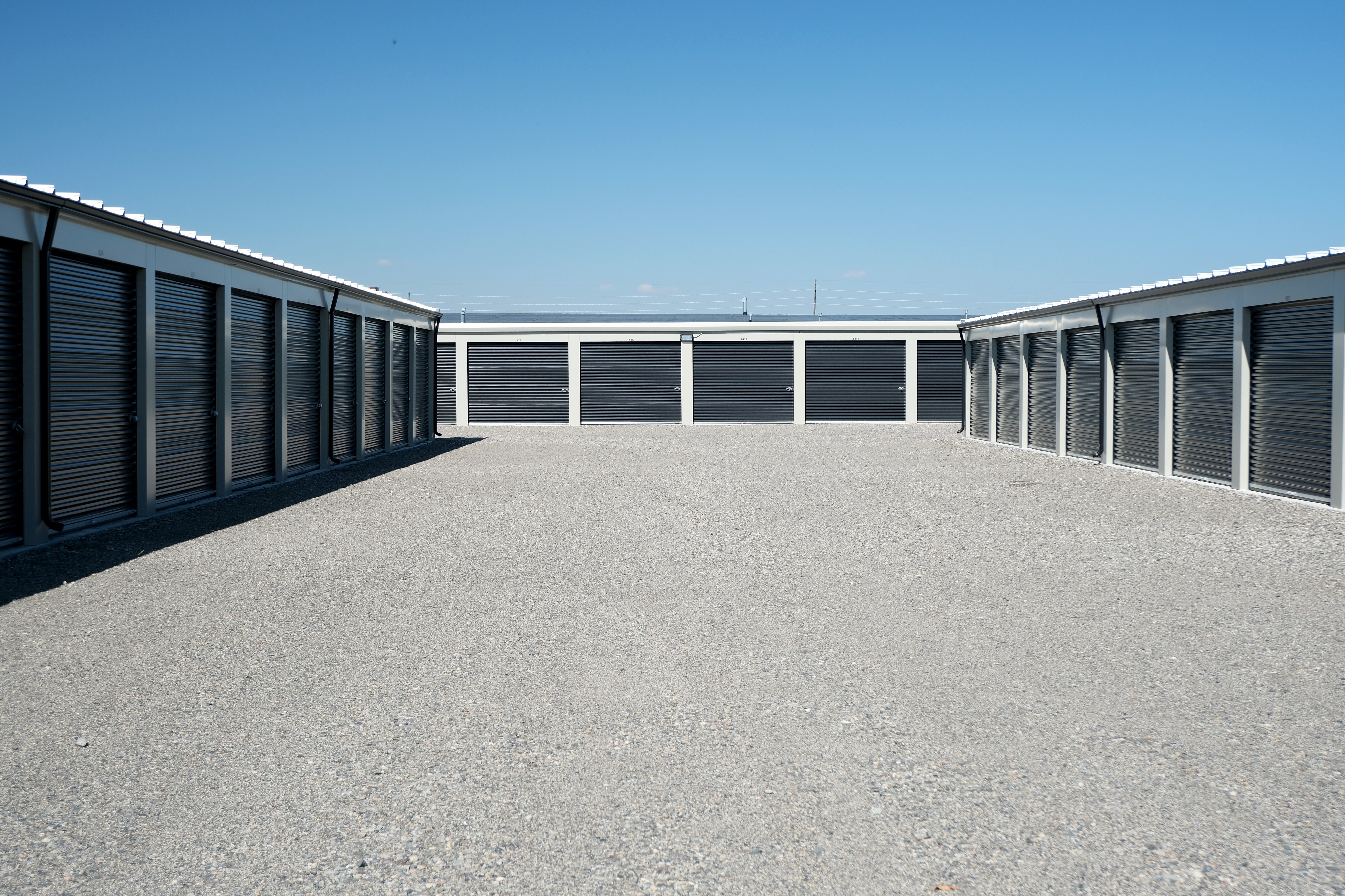 Rows of Storage Units